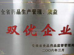 生產(chǎn)管理、效益雙優(yōu)企業(yè)